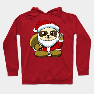 Santa Sloth Hoodie